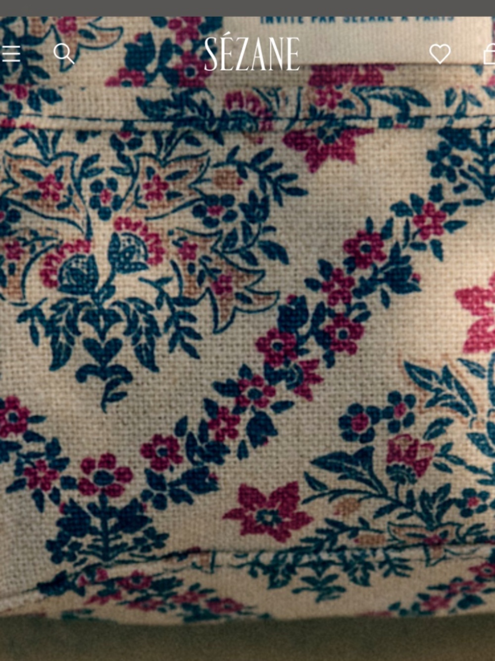Sezane x Holiday Makeup Bag NWT - Picture 2 of 8